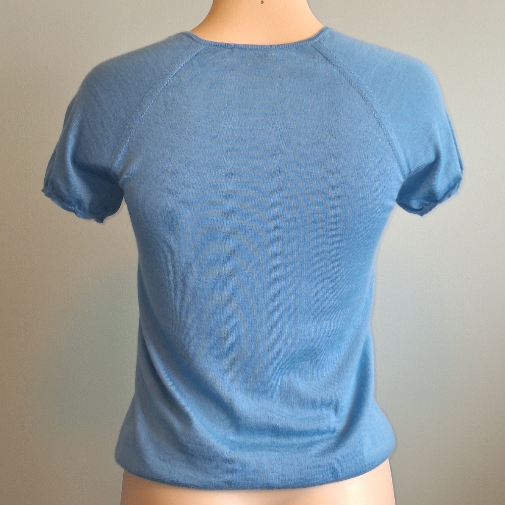 Louis Vuitton authentic cashmere blue sweater - Picture 3 of 10